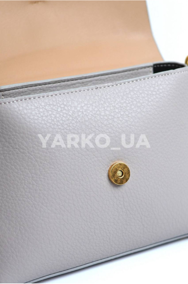 Сумка для дівчаток на кожен день 6123 екошкіра сірий вузлик 22 х 15,5 х 8,5 см