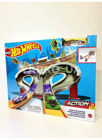 Трек HOT WHEELS ORIGINAL CDL49 Action 2 траси з запускачем та машинкою