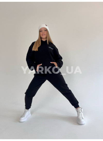 Костюм спортивний зимовий uni BC033 з котону з флісом Pangaia 128(р)