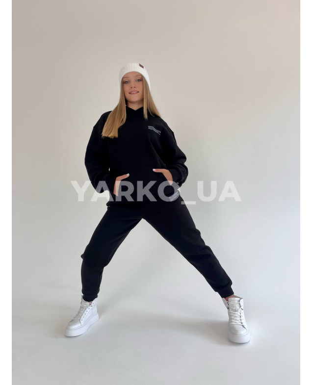 Костюм спортивний зимовий uni BC033 з котону з флісом Pangaia 128(р)