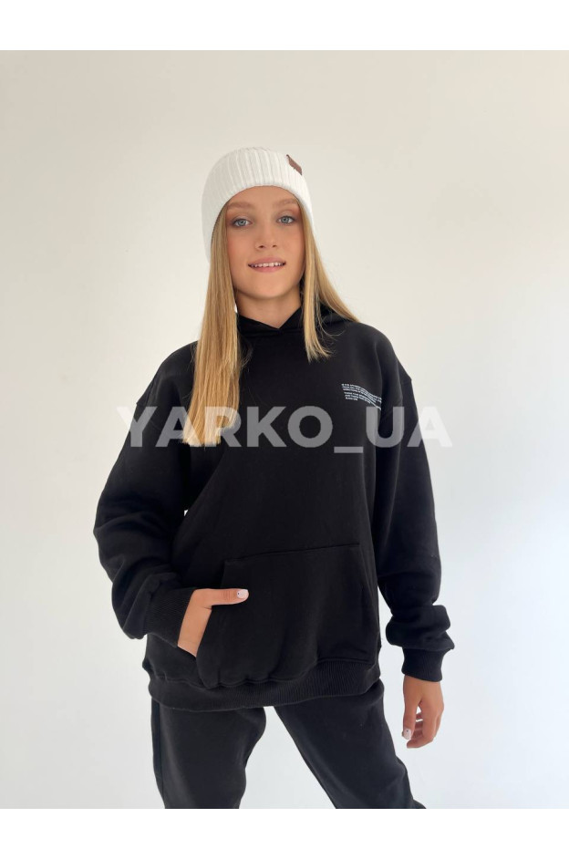 Костюм спортивний зимовий uni BC033 з котону з флісом Pangaia 128(р)