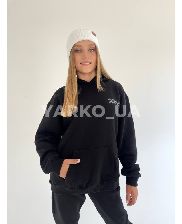 Костюм спортивний зимовий uni BC033 з котону з флісом Pangaia 128(р)