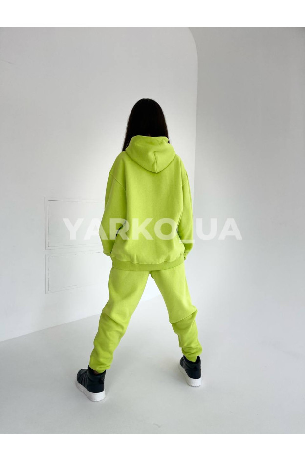 Костюм спортивний зимовий uni BC033 з котону з флісом Pangaia 128(р)
