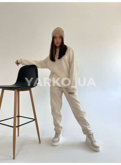 Костюм спортивний uni на зиму BC084 з котону з флісом Freedom 128(р)
