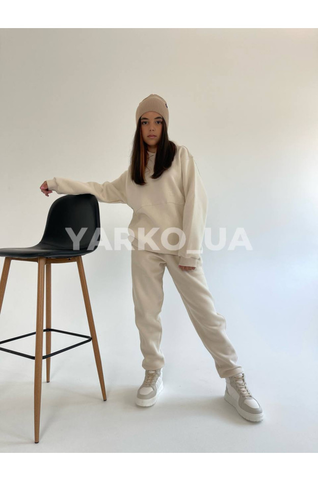 Костюм спортивний uni на зиму BC084 з котону з флісом Freedom 128(р)