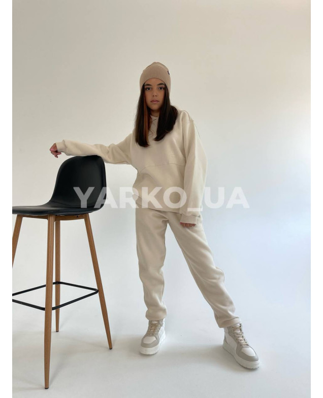 Костюм спортивний uni на зиму BC084 з котону з флісом Freedom 128(р)