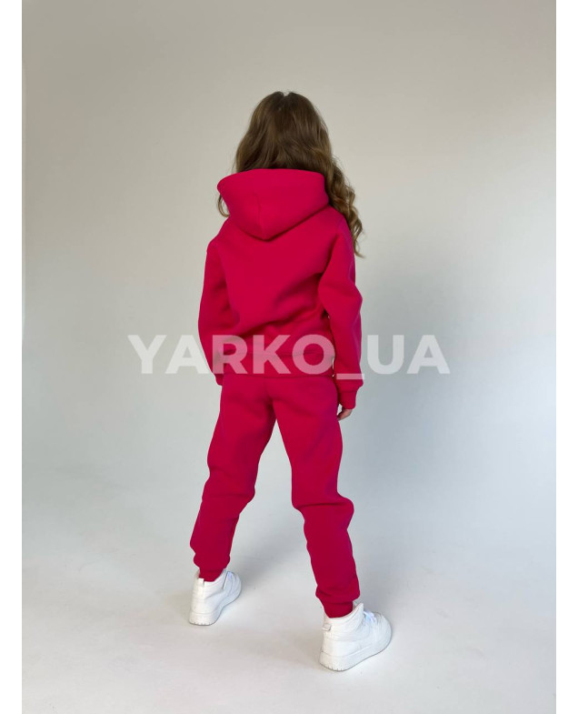 Костюм спортивний для дівчаток на зиму BC084 з котону з флісом Freedom 134(р)
