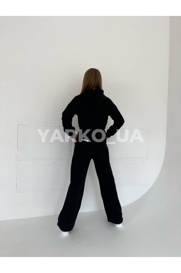 Костюм спортивний для дівчат на зиму 2175 з котону з флісом control 128(р)