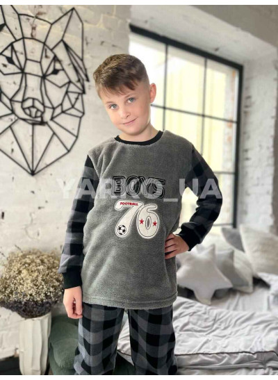 Піжама для хлопчиків на зиму 3319 з велсофту boys 146(р)