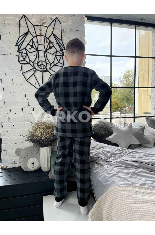 Піжама для хлопчиків на зиму 3319 з велсофту boys 146(р)