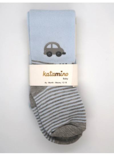 Колготи Katamino весна-осінь для хлопчиків K32255 котон little cars різнокольоровий 0-6(р)