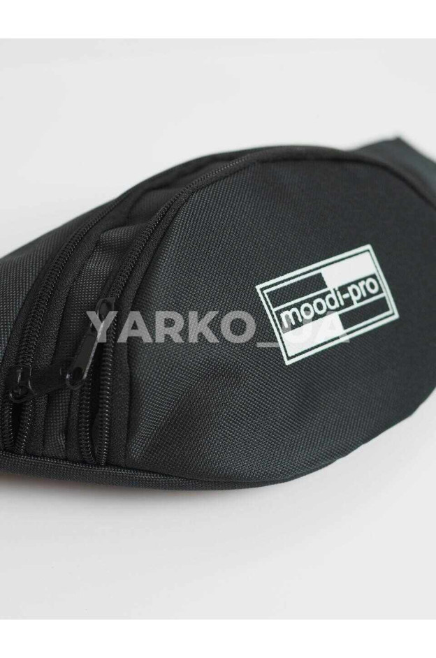 Сумка-бананка для хлопчиків на кожен день 996326 текстиль графіт Moodi-pro 24 х 14 см
