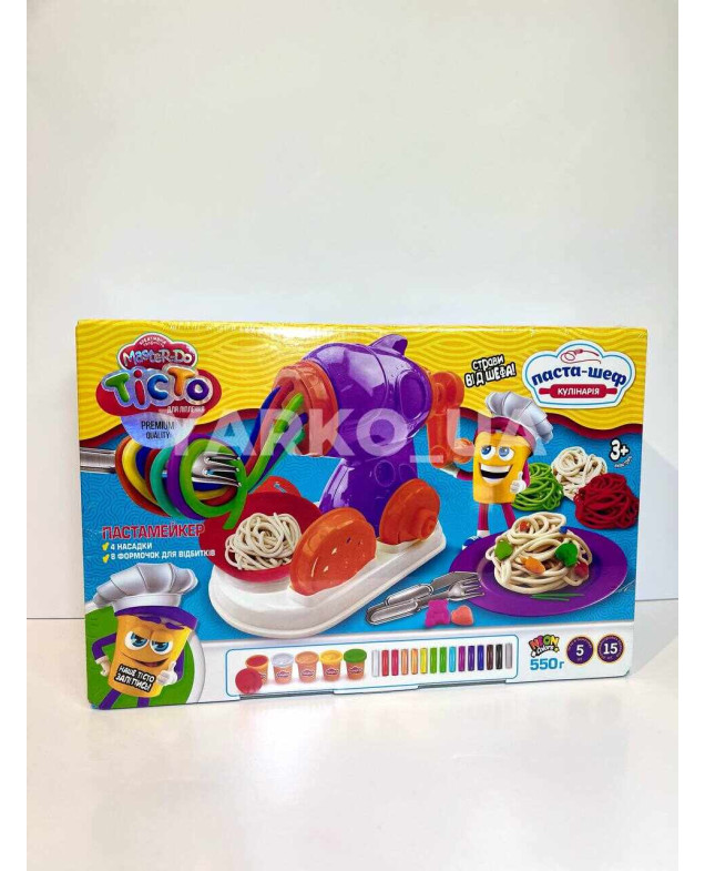 Тісто для ліплення DANKO TOYS Україна TMD-16-01U Паста Шеф великий