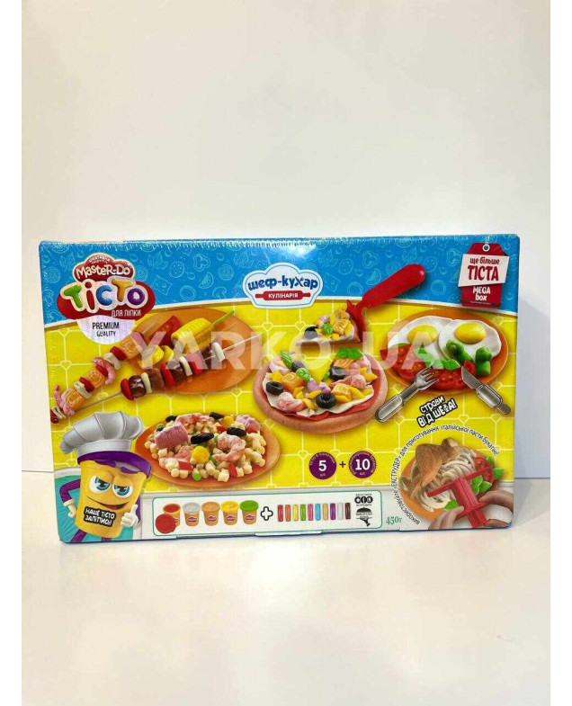Тісто для ліплення DANKO TOYS Україна TMD-09-01U Шеф-кухар великий