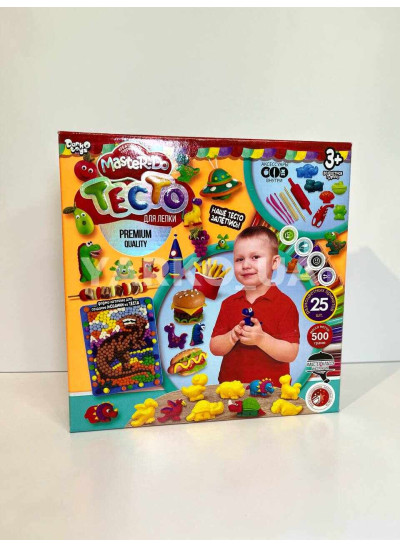 Тісто для ліплення DANKO TOYS Україна TMD-05-01 набір з аксесуарами 25 брикетів