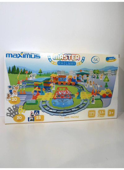 Конструктор Maximus Україна 5210 "Залізна дорога № 3",171 деталь