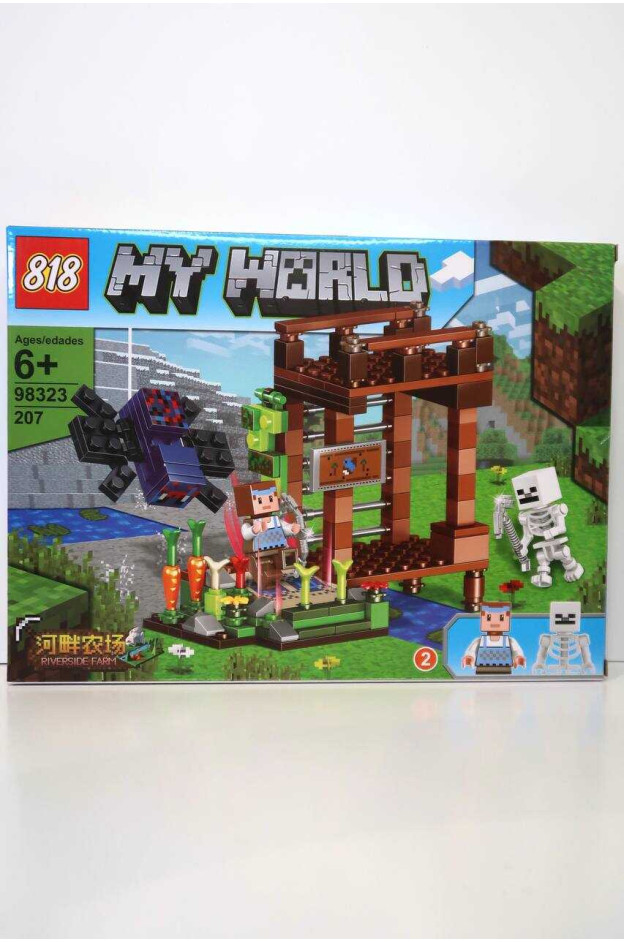 Конструктор Китай арт: 98323 Minecraft,207-218 деталей