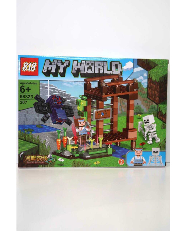 Конструктор Китай арт: 98323 Minecraft,207-218 деталей
