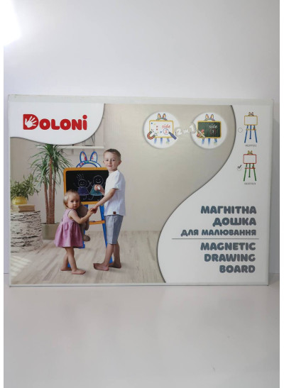 Мольберт DOLONI TOYS Україна 013777 "Вушка" магнітний