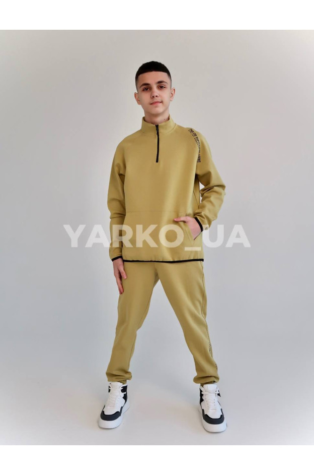 Костюм спорт Cumba весна-осінь хлоп. CMB-2357 котон Living оливковий 152(р) 
