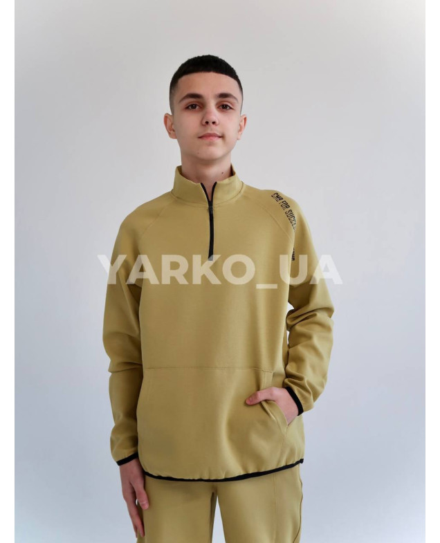 Костюм спорт Cumba весна-осінь хлоп. CMB-2357 котон Living оливковий 152(р) 