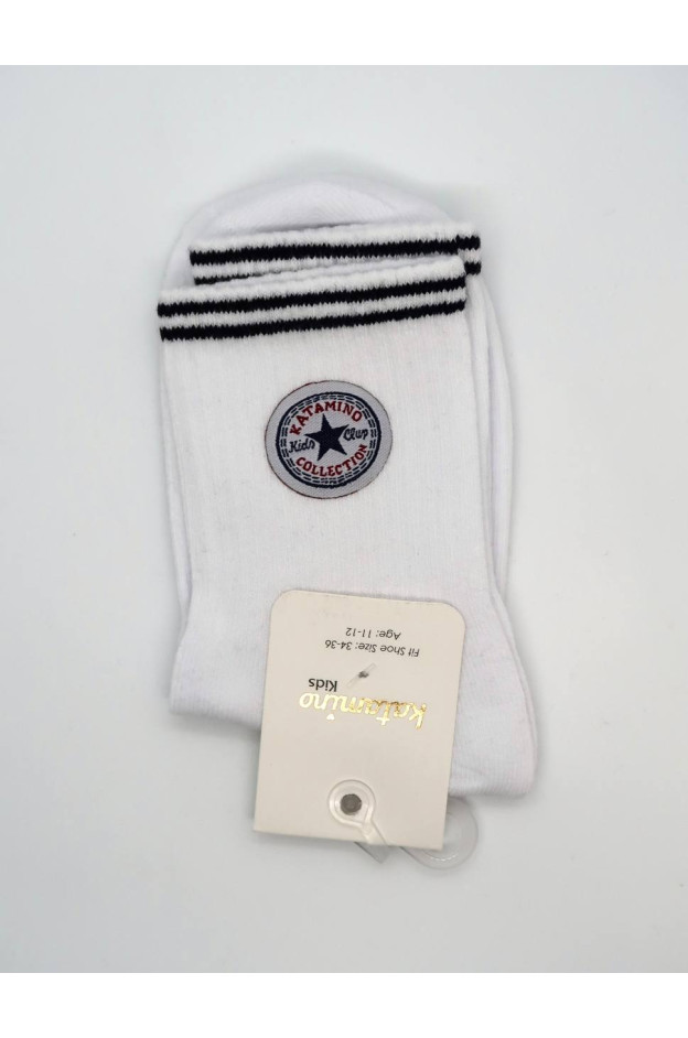 Шкарпетки ARTI uni весна/осінь K22148 котон білий Converse 11-12(р)