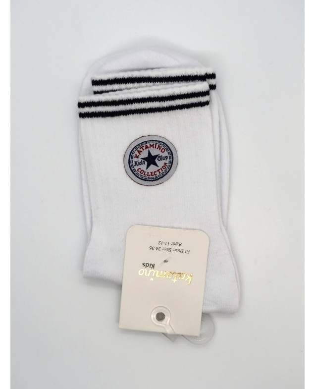 Шкарпетки ARTI uni весна/осінь K22148 котон білий Converse 11-12(р)