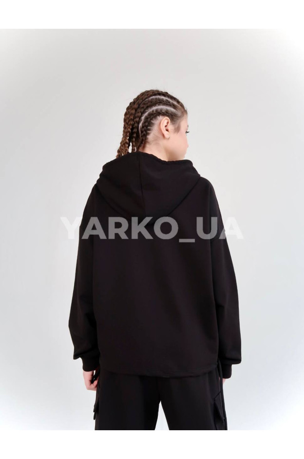 Костюм спорт HAYKIDS весна-осінь uni. 2585 котон кишені чорний 146(р) 