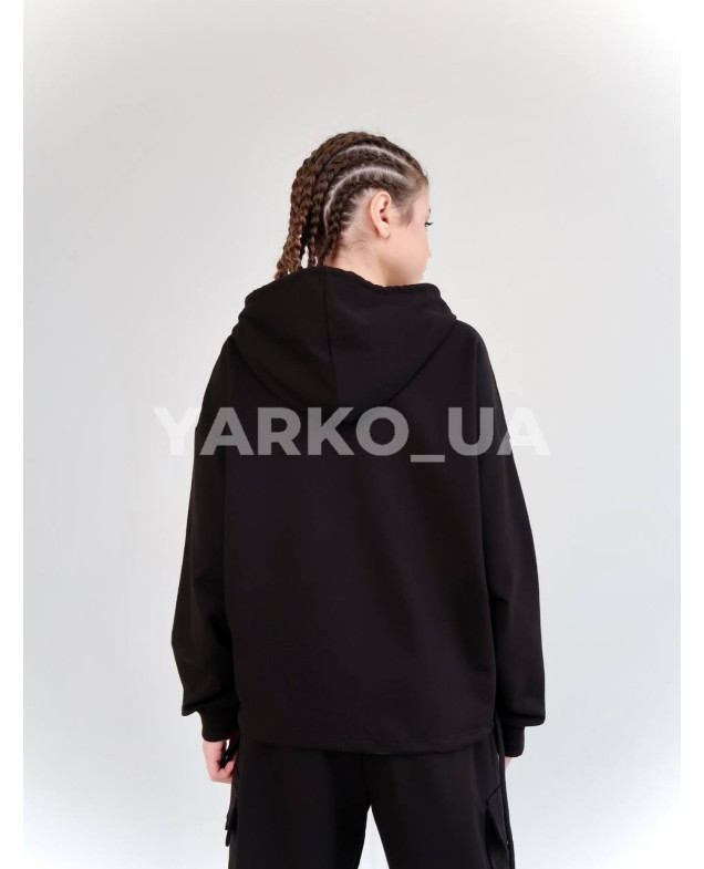 Костюм спорт HAYKIDS весна-осінь uni. 2585 котон кишені чорний 146(р) 