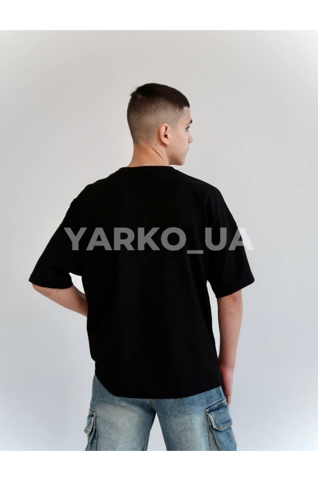 Футболка HAYKIDS літо uni. 2625 котон база чорний 140(р) 