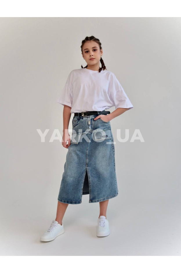 Футболка HAYKIDS літо uni. 2625 котон база білий 140(р) 