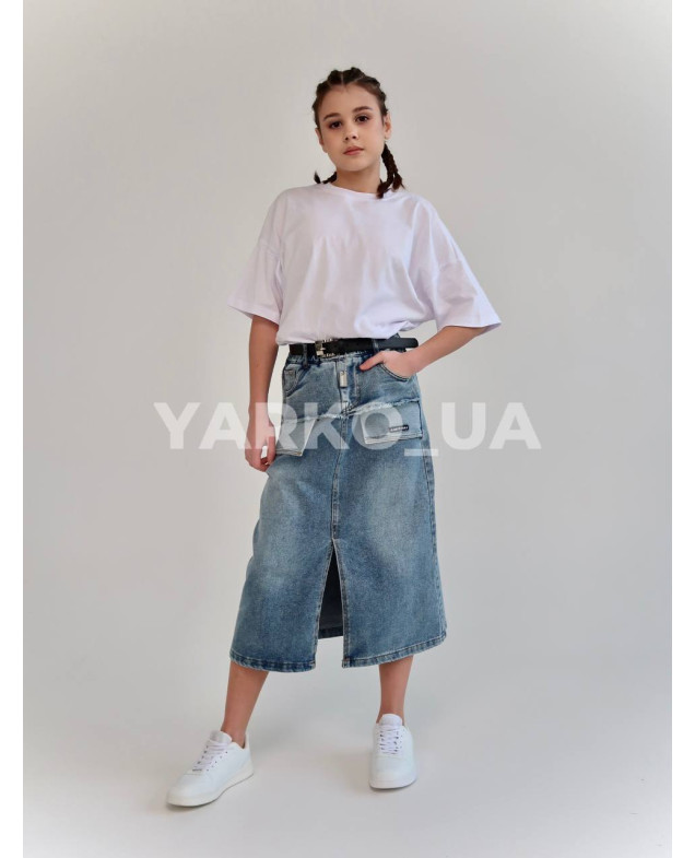 Футболка HAYKIDS літо uni. 2625 котон база білий 140(р) 