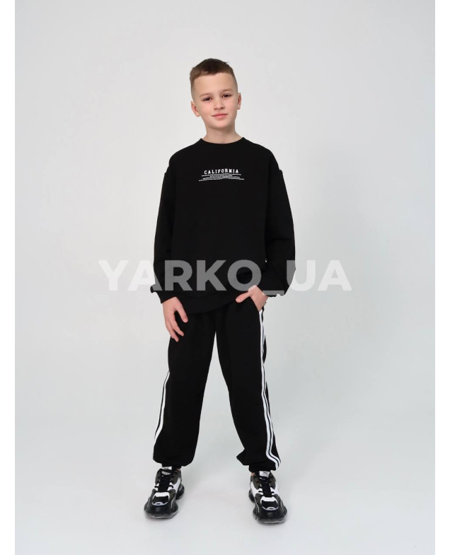 Костюм спортивний HAYKIDS uni весна/осінь 1239 з котону білий California 128(р)