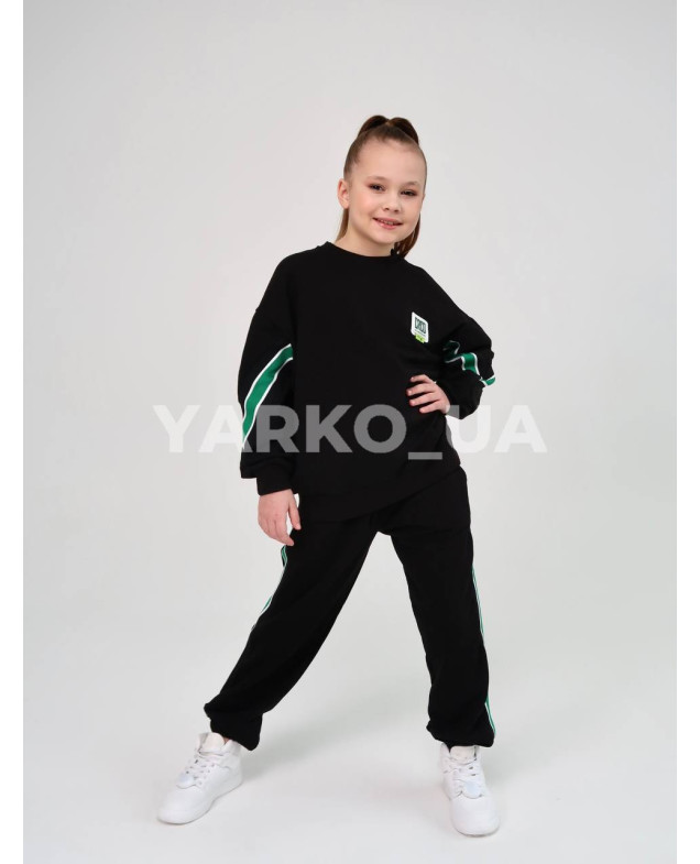 Костюм спортивний HAYKIDS uni весна/осінь 1267 з котону сірий CRCD 128(р)