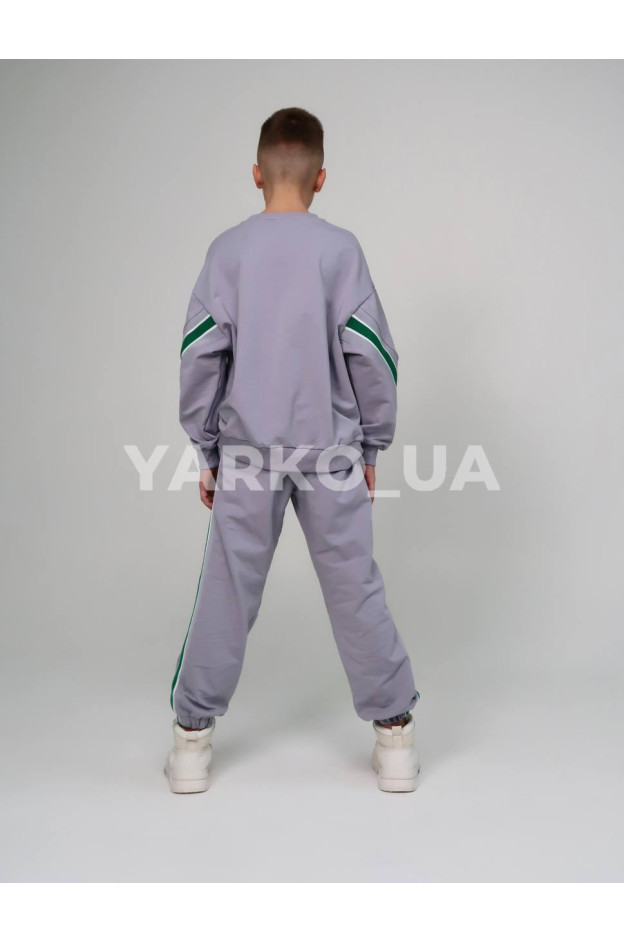 Костюм спортивний HAYKIDS uni весна/осінь 1267 з котону сірий CRCD 128(р)