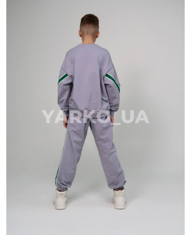 Костюм спортивний HAYKIDS uni весна/осінь 1267 з котону сірий CRCD 128(р)