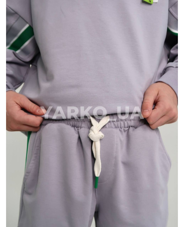 Костюм спортивний HAYKIDS uni весна/осінь 1267 з котону сірий CRCD 128(р)