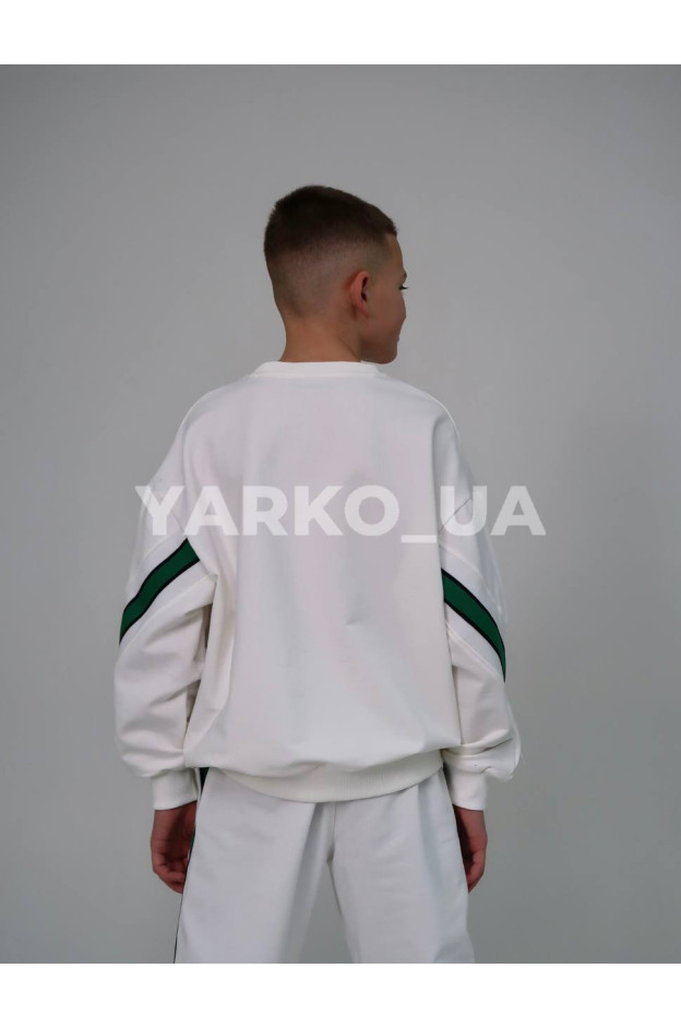 Костюм спортивний HAYKIDS uni весна/осінь 1267 з котону білий CRCD 122(р)