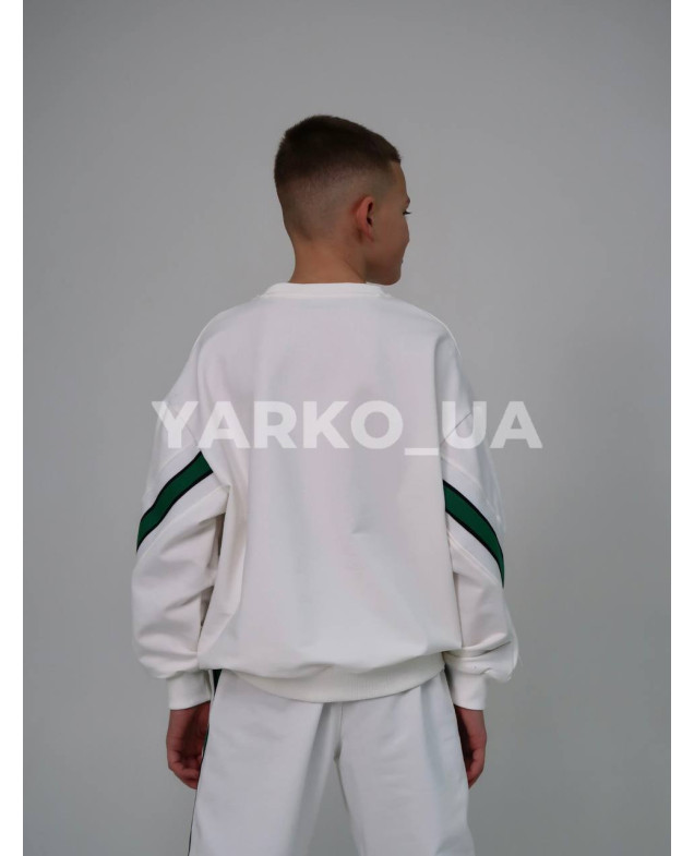 Костюм спортивний HAYKIDS uni весна/осінь 1267 з котону білий CRCD 122(р)