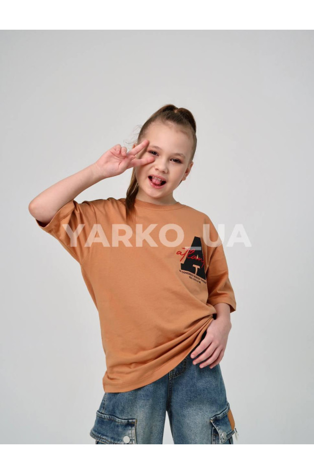 Футболка HAYKIDS uni на літо 1274 з котону біла Atlanta 122(р)