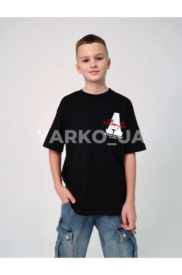 Футболка HAYKIDS uni на літо 1274 з котону біла Atlanta 122(р)