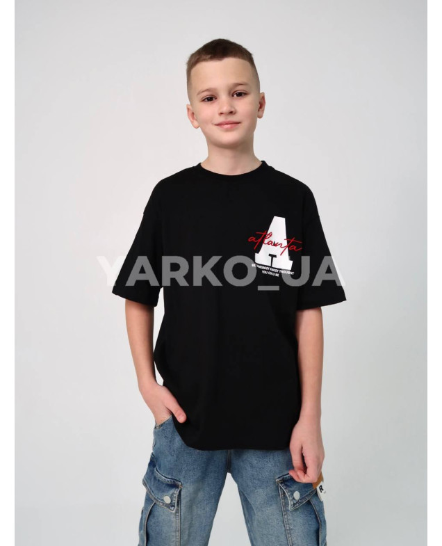Футболка HAYKIDS uni на літо 1274 з котону біла Atlanta 122(р)