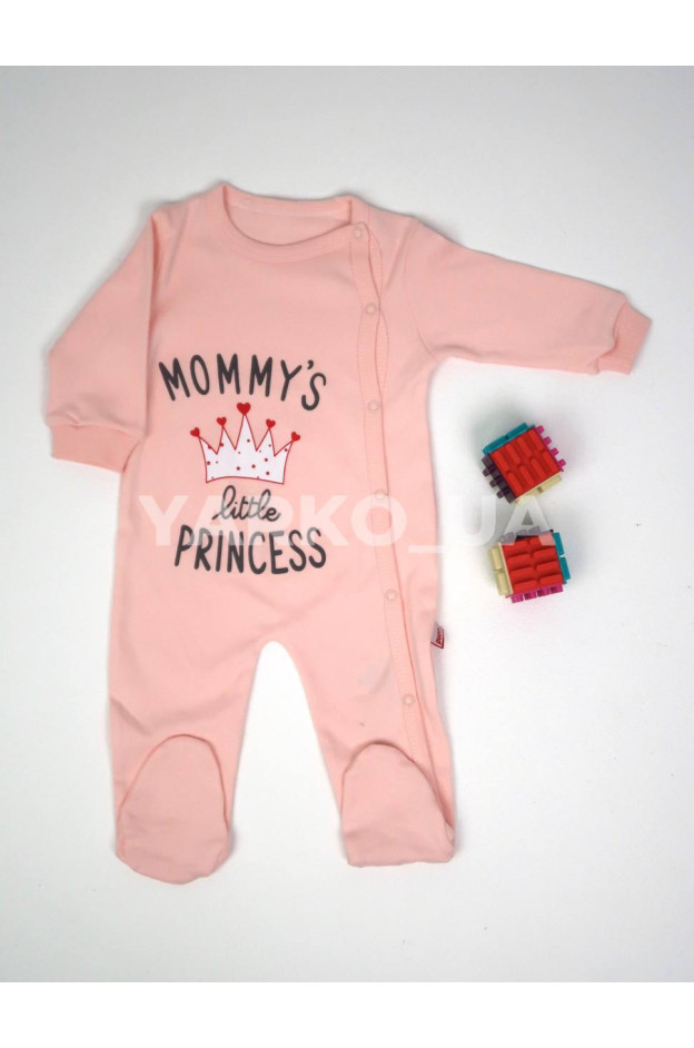 Чоловічок Puan Baby весна-осінь для дівчат 6953 котон Princess рожевий 56(р) 