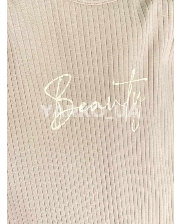 Костюм SMILE для дівчинки весна/осінь 23442 котон/поліестер мокко Beauty 128(р)