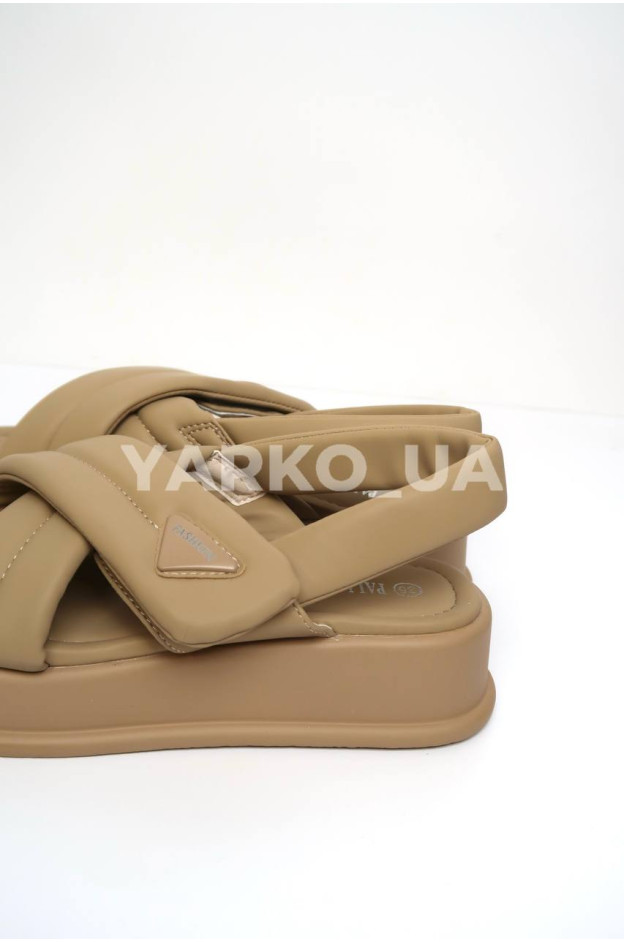 Босоніжки Paliament для дівчат на літо 88382-AD екошкіра бежевий fashion 33(р)