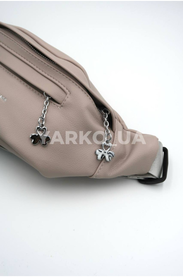 Сумка-бананка для дівчат 996385 екошкіра мокко Fashion 27 х 15 х 7 (р)