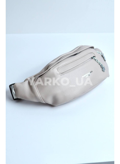 Сумка-бананка для дівчаток на кожен день 996386 екошкіра холодний лате Fashion leather 25 х 10 х 9 см