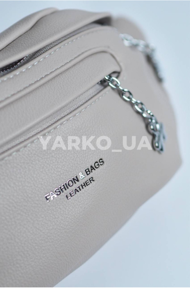 Сумка-бананка для дівчаток на кожен день 996386 екошкіра холодний лате Fashion leather 25 х 10 х 9 см