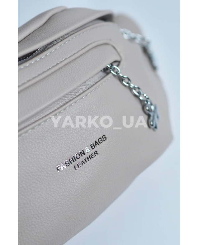 Сумка-бананка для дівчаток на кожен день 996386 екошкіра холодний лате Fashion leather 25 х 10 х 9 см