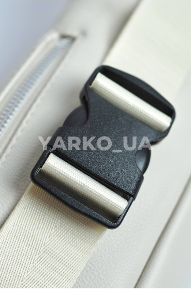 Сумка-бананка для дівчаток на кожен день 996386 екошкіра кремовий Fashion leather 25 х 10 х 9 см